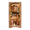CUTEBEE Book Nook Kit Under the Sakura Tree DIY Miniature House Shelf Insert Decor Diorama Kit